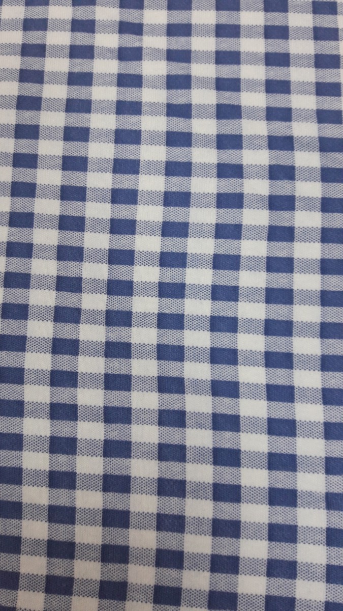Ekose knitted fabric print design