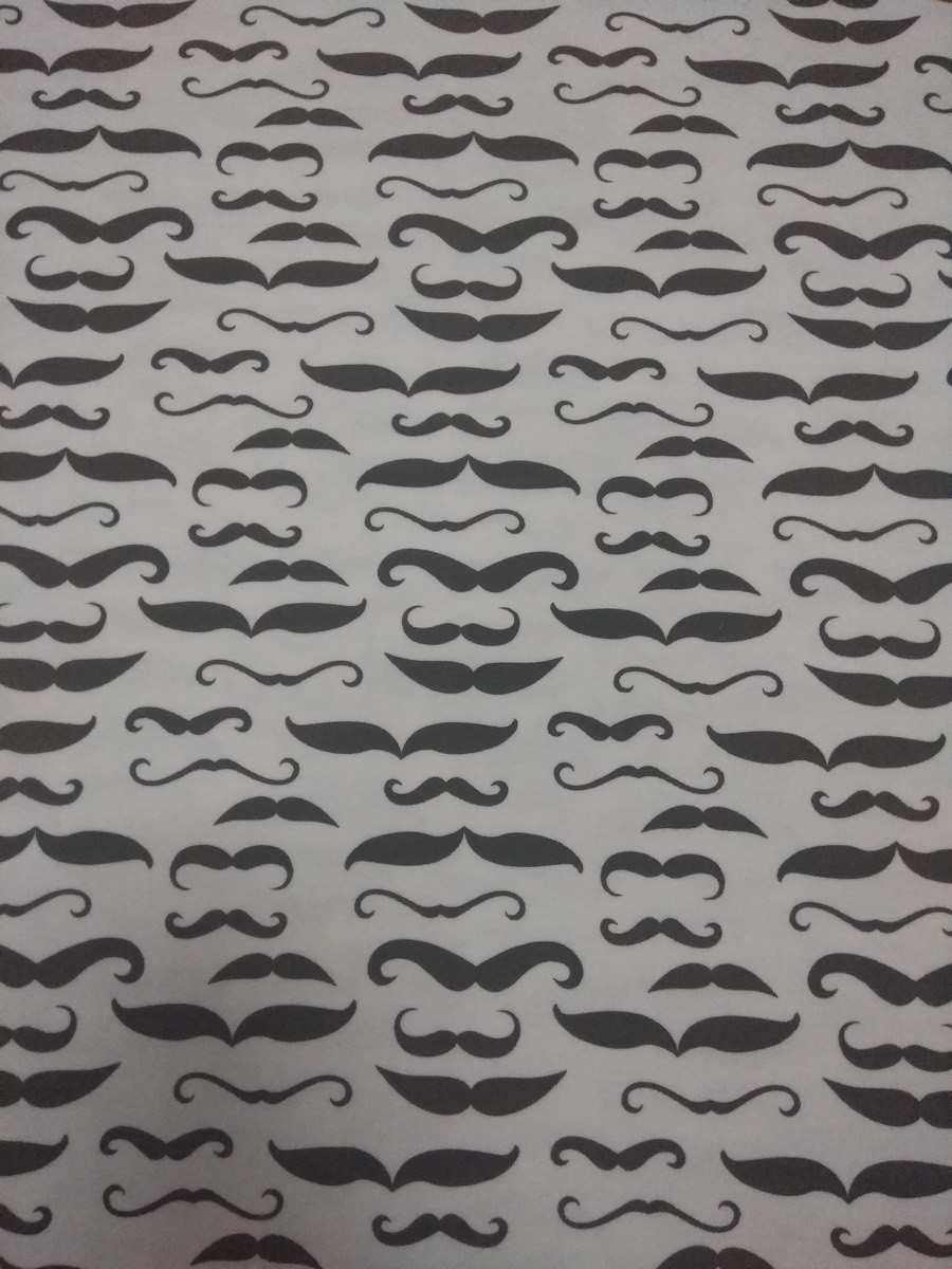 Bıyık knitted fabric print design