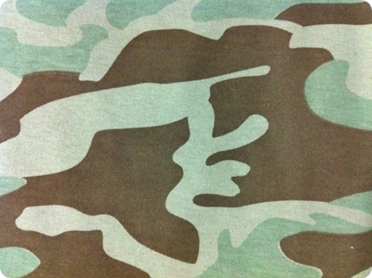 Kamuflaj knitted fabric print design