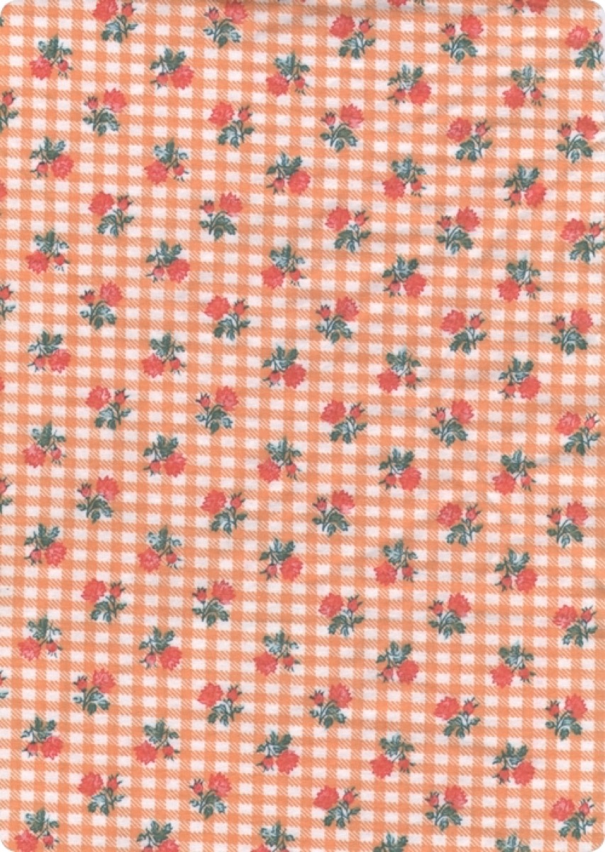 Ekose gülcan knitted fabric print design