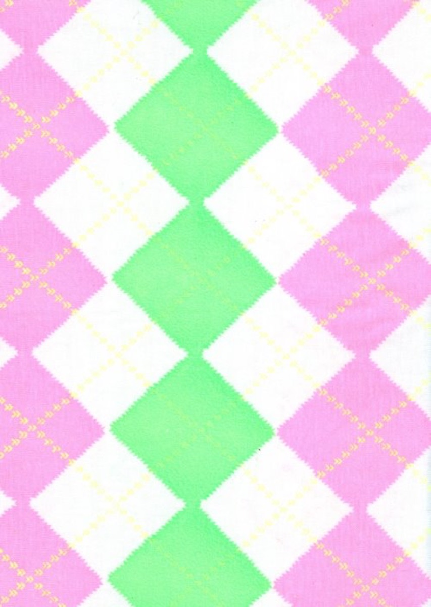 Baklava dilimi-neon knitted fabric print design