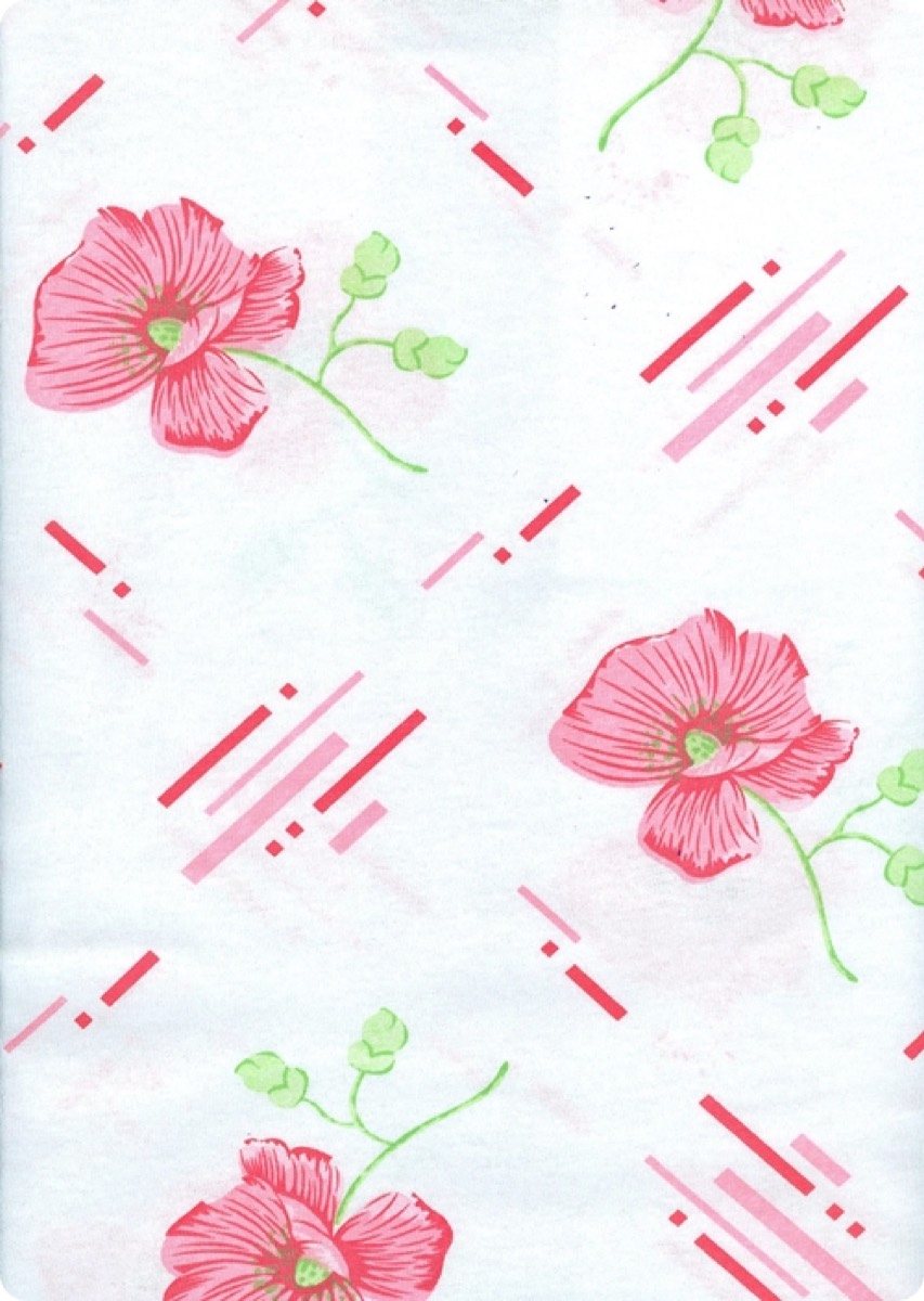 Lale knitted fabric print design