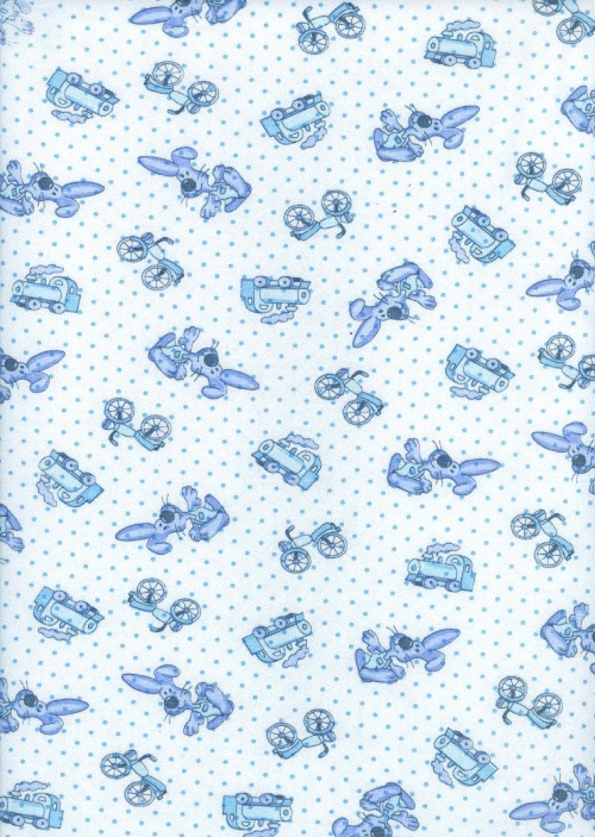 Puanlı tavşan knitted fabric print design